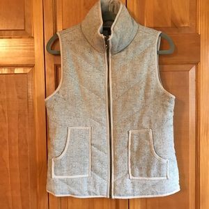 Grey And Cream Vest